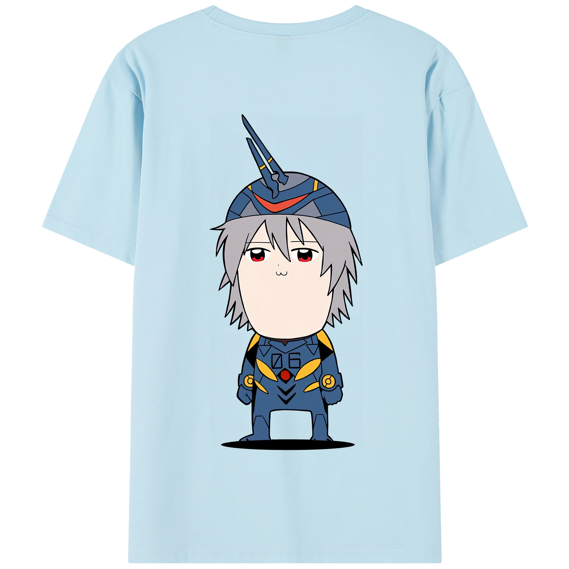 （画像用） EVA 新世紀エヴァンゲリオン 綿100％半袖Tシャツ（背面プリント）